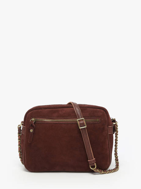 Cross Body Tas Vintage Leder Mila louise Beige vintage 3327VC ander zicht 4